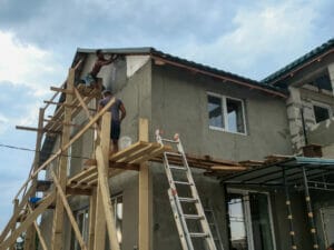 Friends and some professionals help Stepevoy to repair the damages.