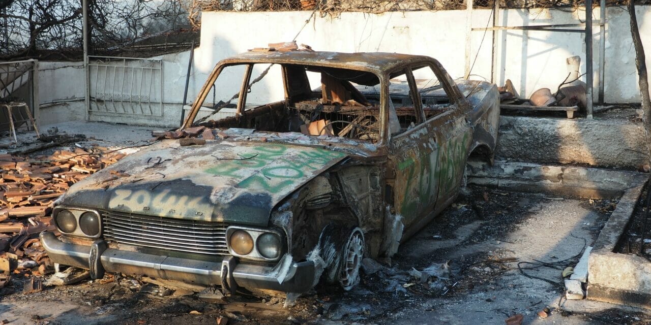 Die Schäden sind noch immer sichtbar.