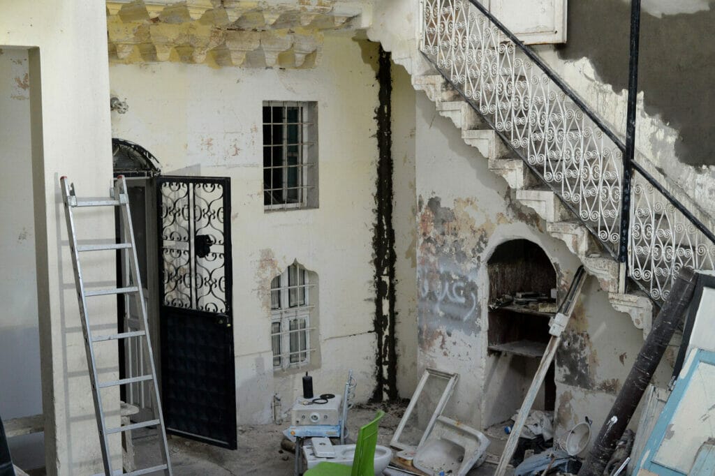 Kids Rainbow, Baustelle des neuen Gemeinschaftszentrums