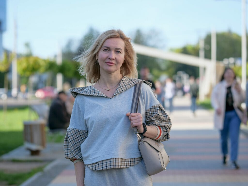 Tatiana Ovays ist aus Sjewjerodonezk geflüchtet und baut sich in Winnyzja ein neues Leben auf.