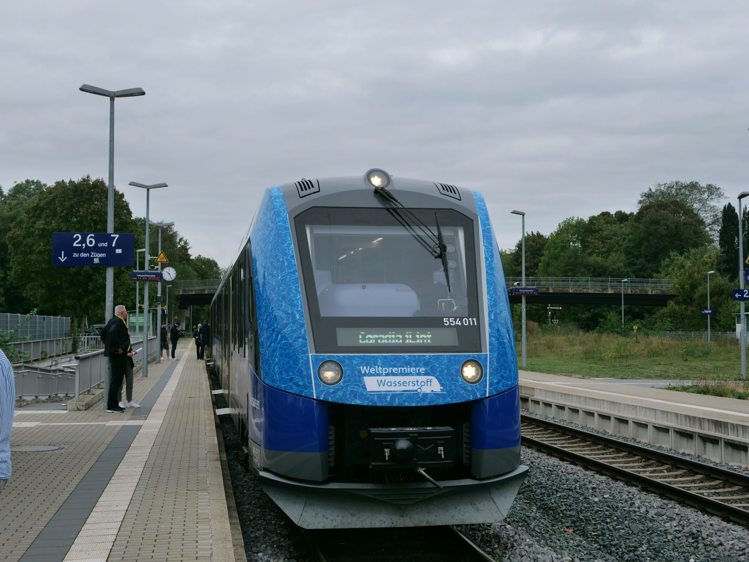 Der Wasserstoffzug „Coradia iLint“ von Alstom.