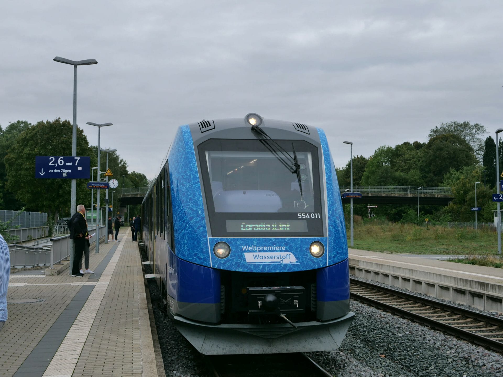Der Wasserstoffzug „Coradia iLint“ von Alstom.